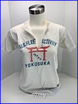 Vintage US Navy Fleet Activity T-Shirt Post WWII Occupied Japan