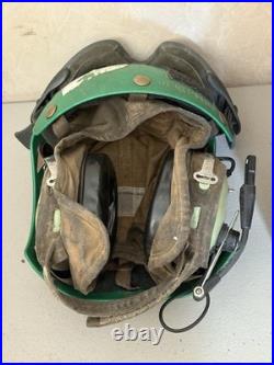 Vintage US Navy Flight Deck Crew Helmet Impact Resistant Crewman USN Size 7 1/2