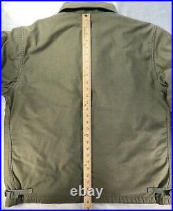Vintage US Navy JACKET COLD WEATHER PERMEABLE Deck Jacket XL