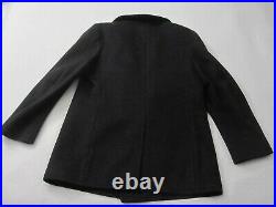Vintage US Navy Peacoat Wool Men's Size 40 Corduroy Pockets 1965 Black