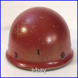 Vintage US Navy Private SuperGlas Fibre Metal Fiberglass Duck Bill Hard Hat