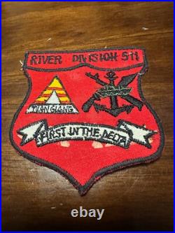 Vintage US Navy River Division 511 Patch