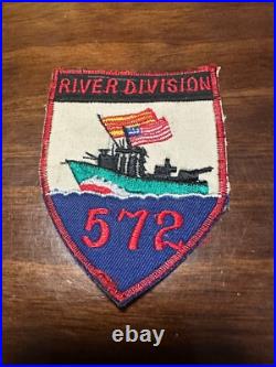 Vintage US Navy River Division 572 Patch