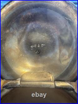 Vintage US Navy Silverplate USN Soldered Side Pour Coffee Pot Reed & Barton