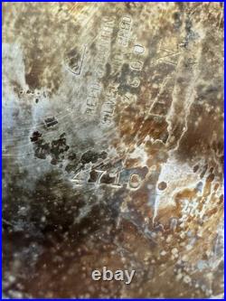 Vintage US Navy Silverplate USN Soldered Side Pour Coffee Pot Reed & Barton