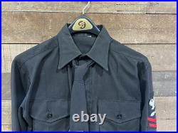 Vintage US Navy Submariners Button Up Uniform Black With 4 Pairs Of Pants