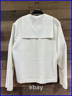 Vintage US Navy Submariners Uniform White WithBadges Medals