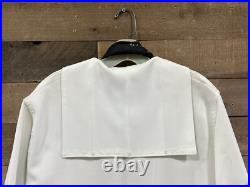 Vintage US Navy Submariners Uniform White WithBadges Medals