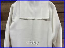 Vintage US Navy Submariners Uniform White WithBadges Medals