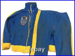 Vintage US Navy Tracksuit HS-701 Helicopter Anti-Submarine Squadron Patch 1950s