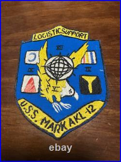 Vintage US Navy USS Mark Vietnam Logistic Support Ship Patch