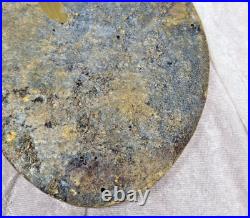 Vintage US Navy Wall Plaque Solid Brass Anchor USN Military 7.75 x 6.25