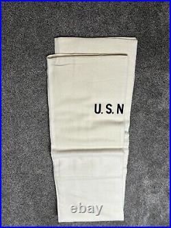 Vintage US Navy Wool Blanket WWII Wool Cream Medical Dept Amazing Condition