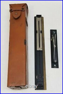 Vintage US Union Instrument Corp Alidade with Leather Case surveying
