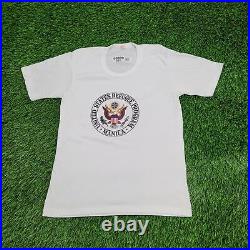 Vintage USARP 70s Martial-Law Philippines Refugee Shirt XS 16x24 Marcos Manila