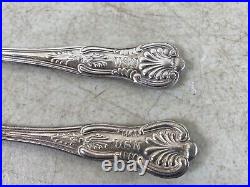 Vintage USN Navy Metal Spoons Silverware Lot 14E80