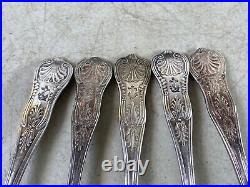 Vintage USN Navy Metal Spoons Silverware Lot 14E80