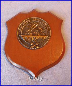 Vintage USN US Navy Long Beach Naval Shipyard Plaque in new condition. LAST ONE