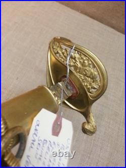 Vintage USN US Navy Officers Dress Presentation Sword M-1852 Model Super Nice