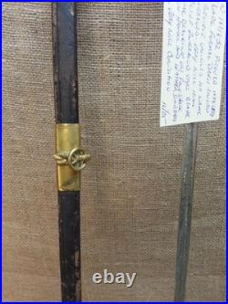 Vintage USN US Navy Officers Dress Presentation Sword M-1852 Model Super Nice