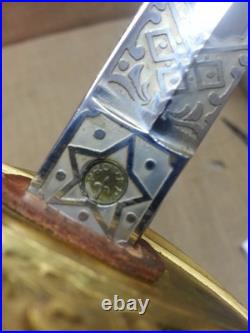 Vintage USN US Navy Officers Dress Presentation Sword M-1852 Model Super Nice