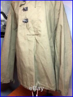 Vintage USN Wet Weather Parka Jacket WWII Deck Hand Military -AMAZING Condition