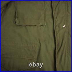 Vintage Us Navy Usns Kingsport M65 Field Jacket 1976 Size Large Long