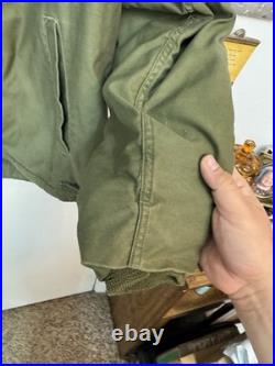 Vintage Vietnam Era US Navy Seabees CTU 116 A-2 Deck Jacket Medium 1967