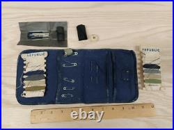 Vintage WW2 United States NAVY 780-04-38 Joseph Laudadio Sewing Issued Naval Kit