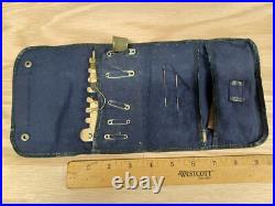 Vintage WW2 United States NAVY 780-04-38 Joseph Laudadio Sewing Issued Naval Kit