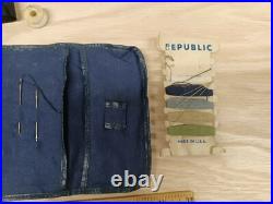 Vintage WW2 United States NAVY 780-04-38 Joseph Laudadio Sewing Issued Naval Kit