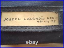 Vintage WW2 United States NAVY 780-04-38 Joseph Laudadio Sewing Issued Naval Kit