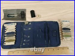 Vintage WW2 United States NAVY 780-04-38 Joseph Laudadio Sewing Issued Naval Kit