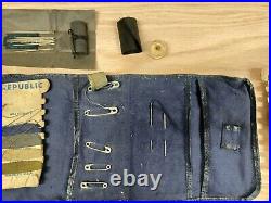 Vintage WW2 United States NAVY 780-04-38 Joseph Laudadio Sewing Issued Naval Kit