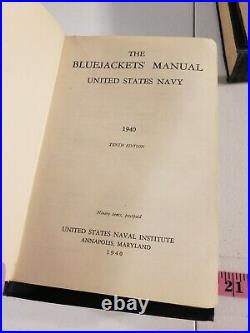 Vintage WW2 United States Navy Ship Working Book Lot Of 5 Shipfitting Practice