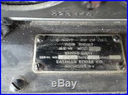 Vintage WWII US Navy Mk. 18 Aircraft Computing Turret Gunsight Eastman Kodak