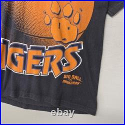 Vintage Wauldron University of Memphis State Tigers Shirt AOP Blue Big Ball XL
