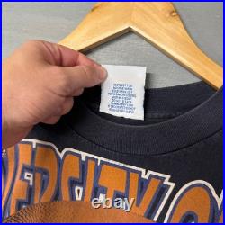 Vintage Wauldron University of Memphis State Tigers Shirt AOP Blue Big Ball XL
