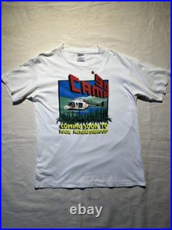 Vintage Weed Marijuana Military T-Shirt 1990 Single Stitch Size XL Smoke 420