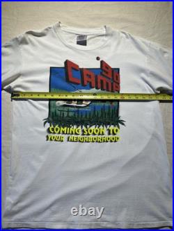 Vintage Weed Marijuana Military T-Shirt 1990 Single Stitch Size XL Smoke 420