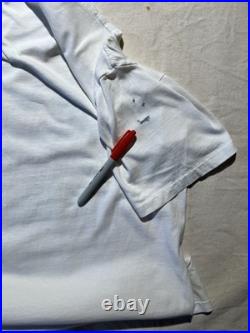 Vintage Weed Marijuana Military T-Shirt 1990 Single Stitch Size XL Smoke 420