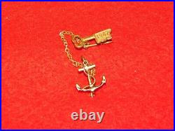 Vintage Wwii 1942 Usn United States Us Navy Girlfriend Sweetheat Charms Pins