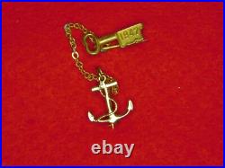 Vintage Wwii 1942 Usn United States Us Navy Girlfriend Sweetheat Charms Pins