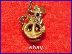 Vintage Wwii 1942 Usn United States Us Navy Girlfriend Sweetheat Charms Pins