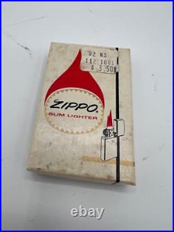 Vintage Zippo Slim United States Navy LOGO Lighter Never Fired