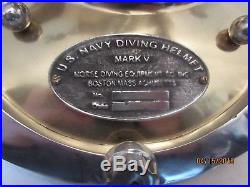 Vintage bScuba Divers Diving Helmet U. S Navy Mark V Deep Sea Marine Divers Decor