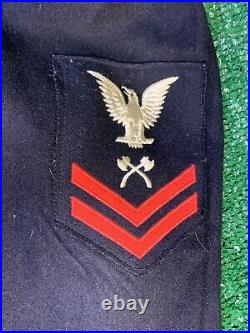 Vintage united states navy uniform top