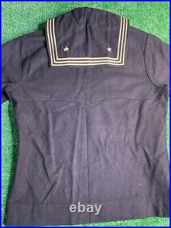 Vintage united states navy uniform top