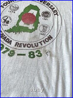 Vtg 80s Socialist Grenada PRG Coup Marxist Cold War Invasion Reagan USSR Sz. S/M