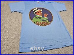 Vtg Bambu Rolling Papers Shirt Large Cheech Chong 420 Marijuana 2 Sided NOS